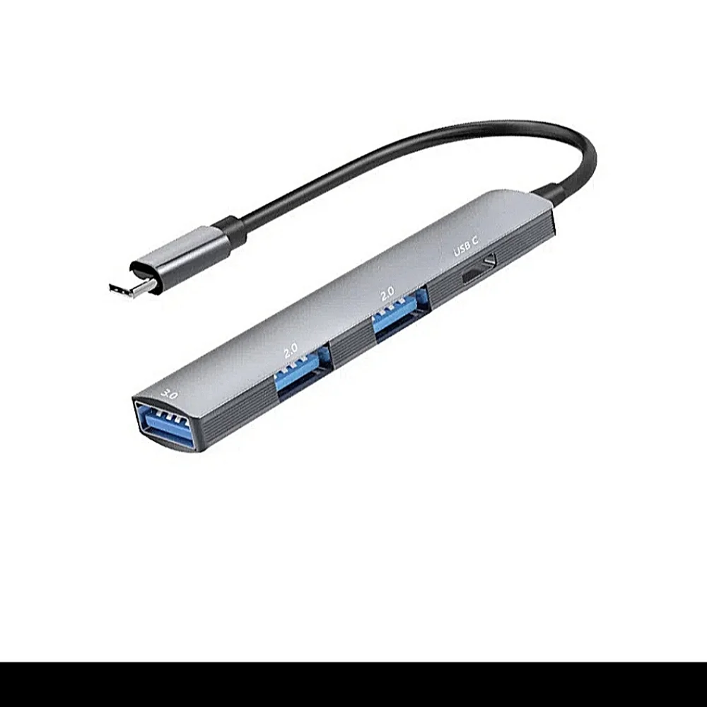 4 Port Usb Hub Adapter Splitter.